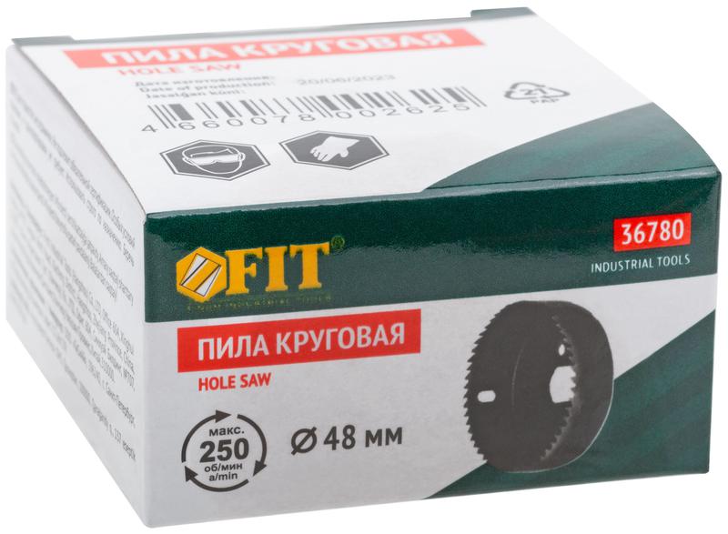 Пила круговая инструментальная сталь 48мм FIT 36780