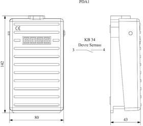 Педаль 1НЗ алюм. корпус (250В AC 6А) зел. EMAS PDA0