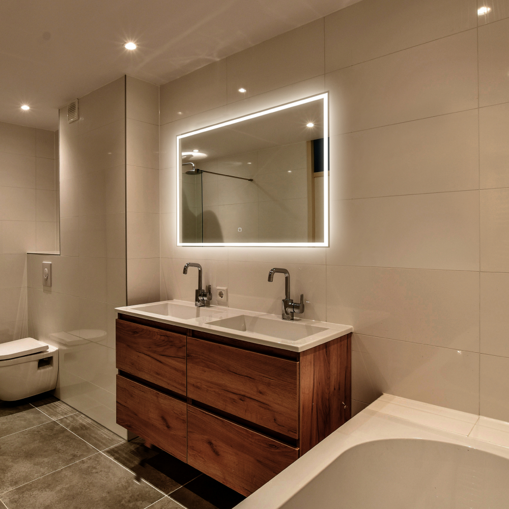 Зеркало ABBER See AG6108SL-0.8 с подсветкой, сенсорный выключатель, диммер