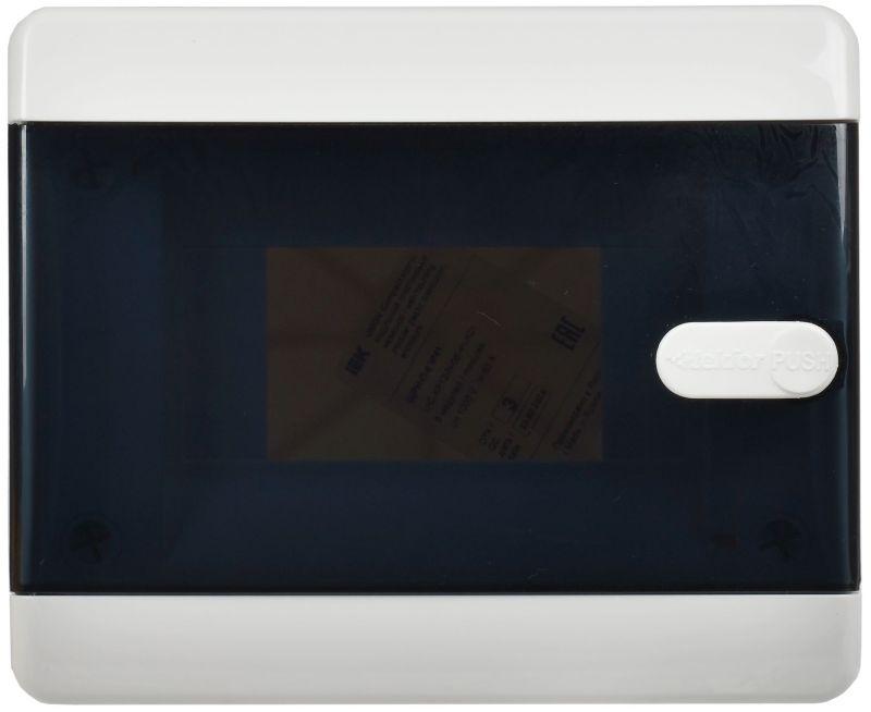Корпус ЩРН-П-6 UNION Compact IP41 черн. прозр. дверь пластик. IEK UIC-KP12-N-06-41-K01