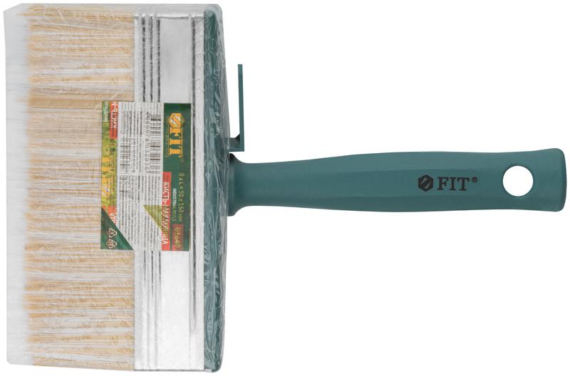 Макловица искусственная светлая щетина пластиковый корпус полая ручка "мини" 50х150мм FIT 01640