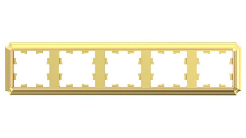 Рамка 5-м AtlasDesign Antique универс. зол. SE ATN101605