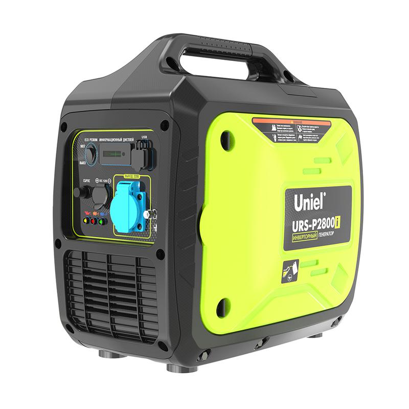 Генератор бензиновый инверторный URS-P2800i 1ф макс. мощность 2.4кВт ручной стартер TM Uniel UL-00012853