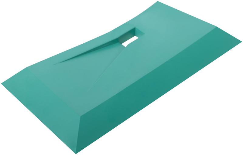 Шпатель мягкий ПВХ пластик две рабочие кромки 80мм/140мм FIT 06891