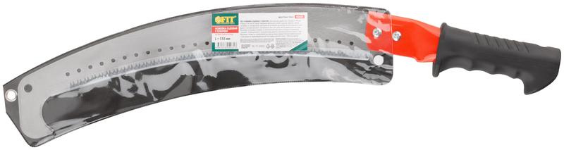 Ножовка садовая с секачом средний зуб 6 TPI 3D заточка 550мм FIT 40600