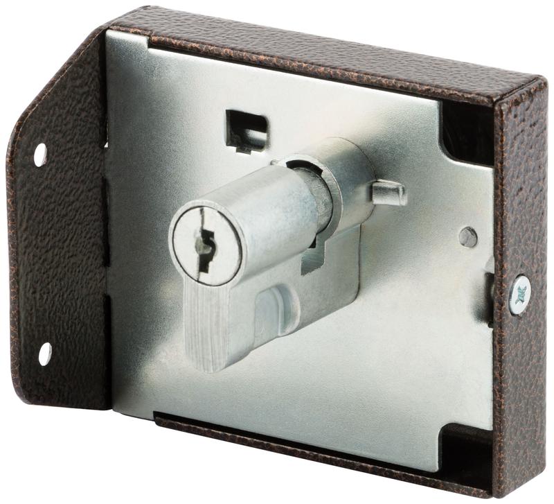 Замок накладной Зенит ЗН1-2 медь 66940