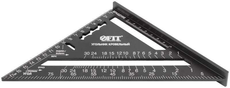 Угольник кровельный цельнометаллический профи 180х180мм FIT 19273