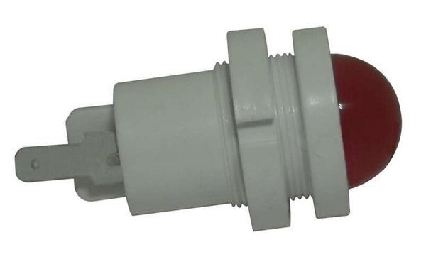 Лампа светодиодная СКЛ-12Б-К-3-220 220В 50Гц диаметр посадочного отверстия 22мм УХЛ2.1 красн. Реле и Автоматика A8021-78109457