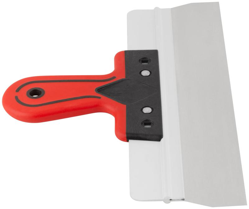 Шпатель фасадный Профи 300мм прорезиненная ручка нерж. сталь КУРС 06424