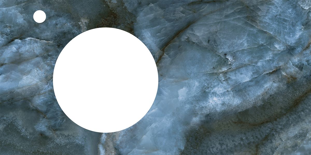 Спец. изделие декоративное из керамогранита Ониче 97, синее