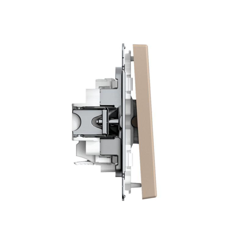 Выключатель 1-кл. ArtGallery 10AX быстрозажим. клем. механизм песочн. SE GAL001211S