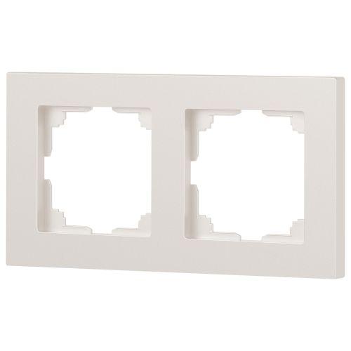 Рамка 2-м СП Accent 6-502-06 перламутр. Intro Б0063768