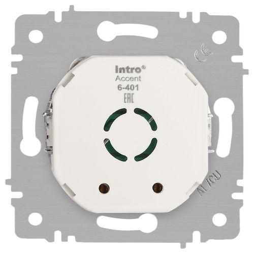 Светорегулятор поворотный СП Accent 6-401-01М 600Вт 230В IP20 бел. матов. Intro Б0063671