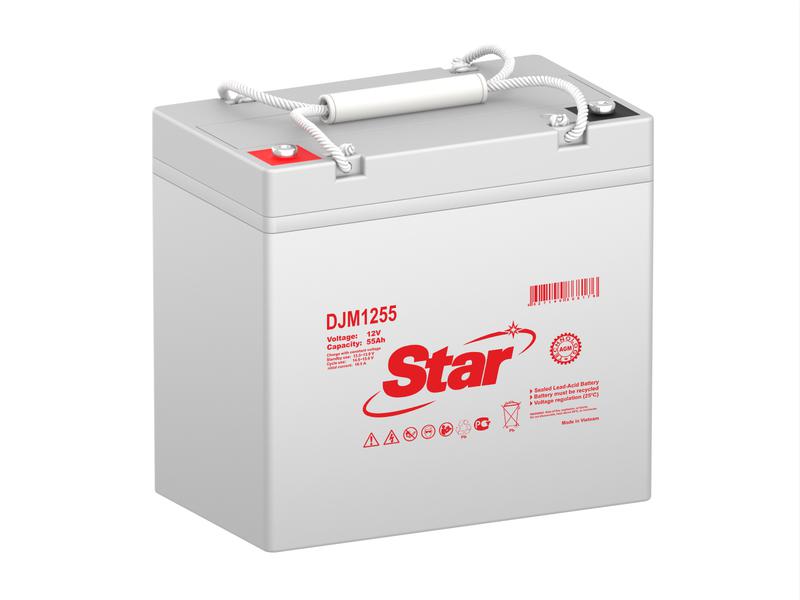 Аккумулятор 12В 55А.ч Star DJM1255