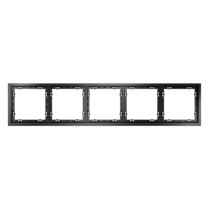 Рамка 5-м S70 пластик. титан Voltum VLS100506