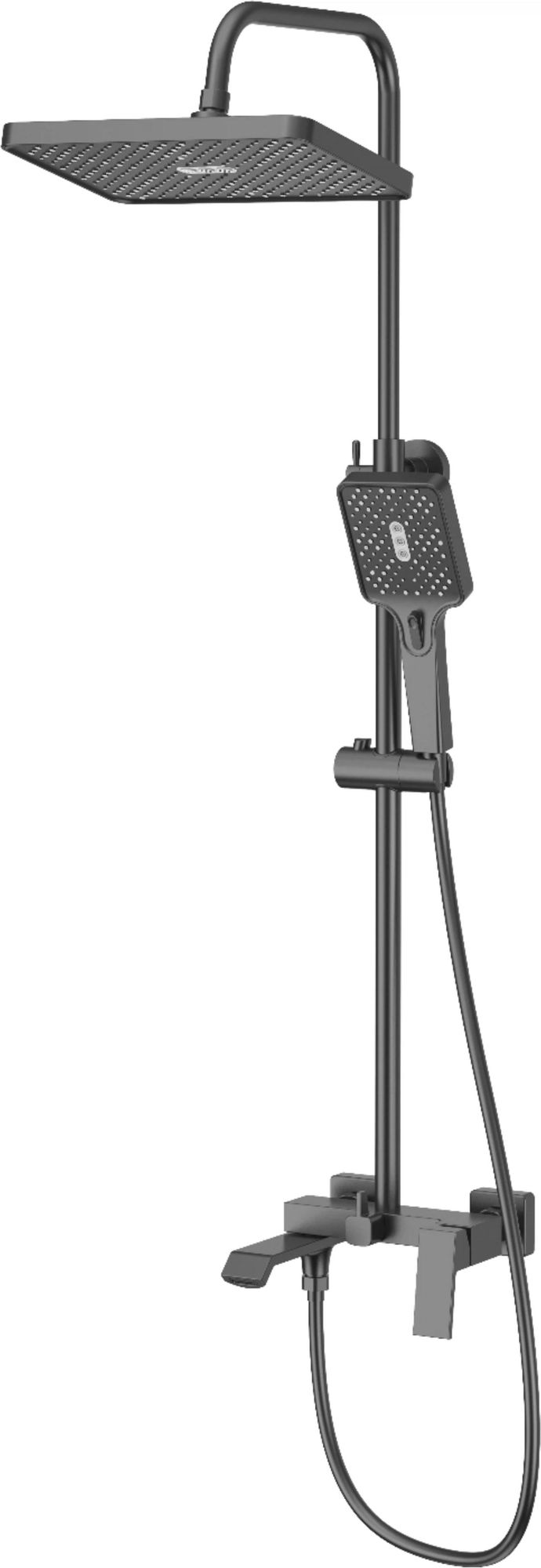 HB24575-3 Душевая система Оружейная сталь Haiba (336574)