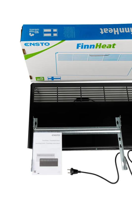 Конвектор FinnHeat мех. термост вилка 1000Вт черн. ENSTO EPHBMB10PR