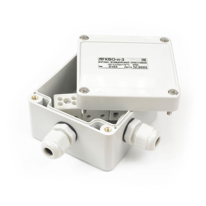 Коробка огнестойкая 127х129х55 3 ввода 0.75-1.5кв.мм пластик. бел. Спецприбор Промрукав PR08.15634