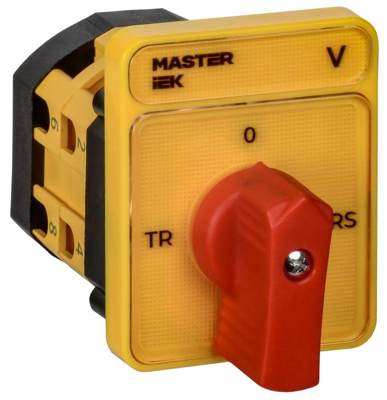 Переключатель кулачковый 10А (сх. 67) стандартная рукоятка IEK MI-CS10-010-067