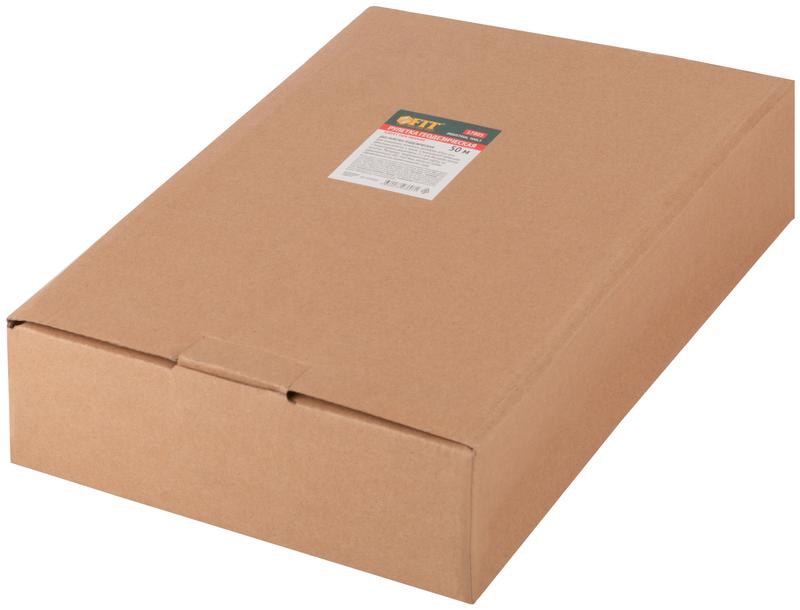 Рулетка геодезическая 50м стальная лента открытый пластик. корпус ускоренная перемотка прорезиненный ручка FIT 17805