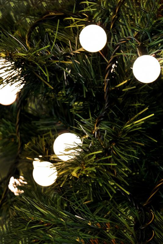 Гирлянда "Шарики" 10м OLDBL070-WW-E 70 тепл. бел. светодиодов соединяемая до 3шт уличная SHLights 4690601049674