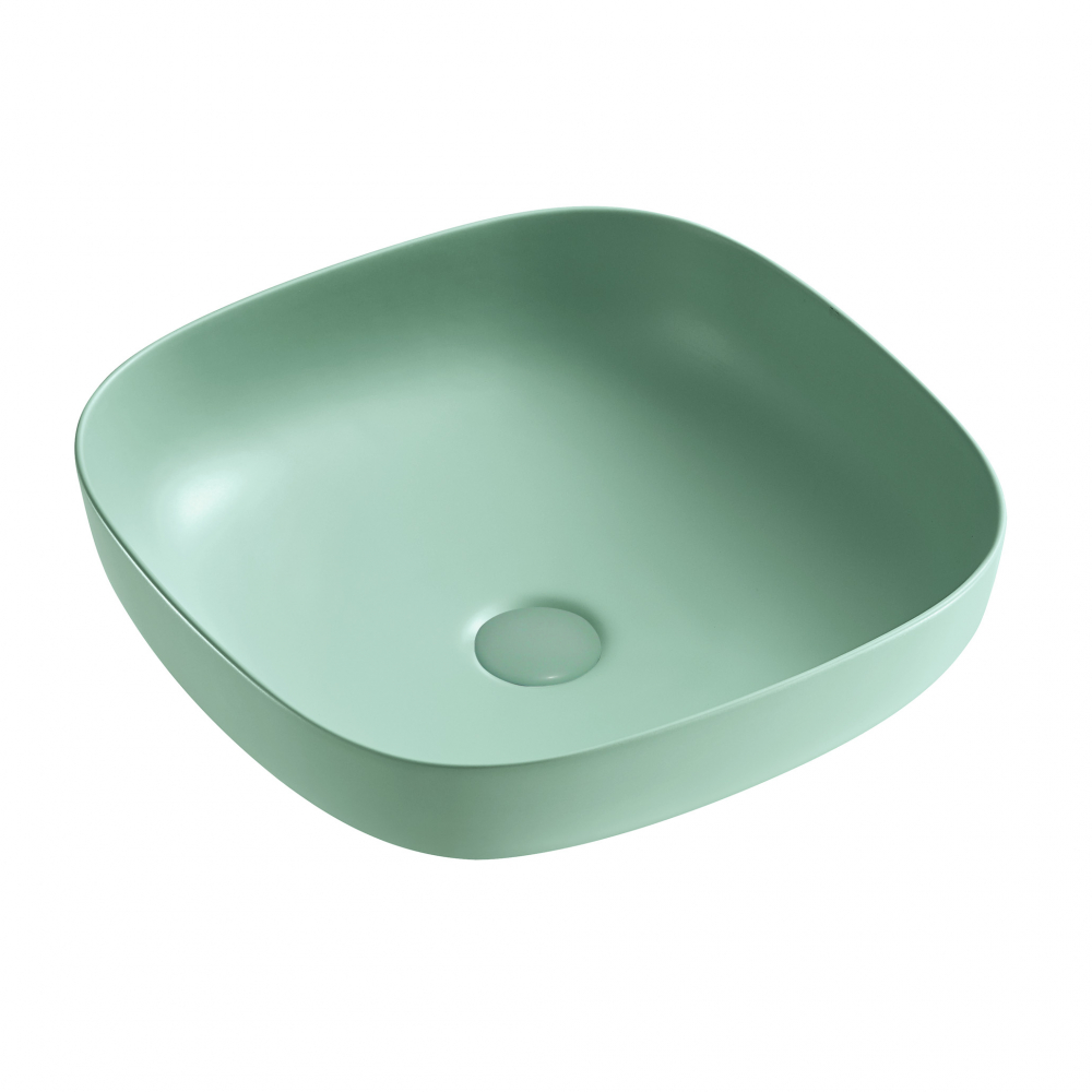 Раковина накладная ABBER Rechteck AC2217MBG зеленая матовая