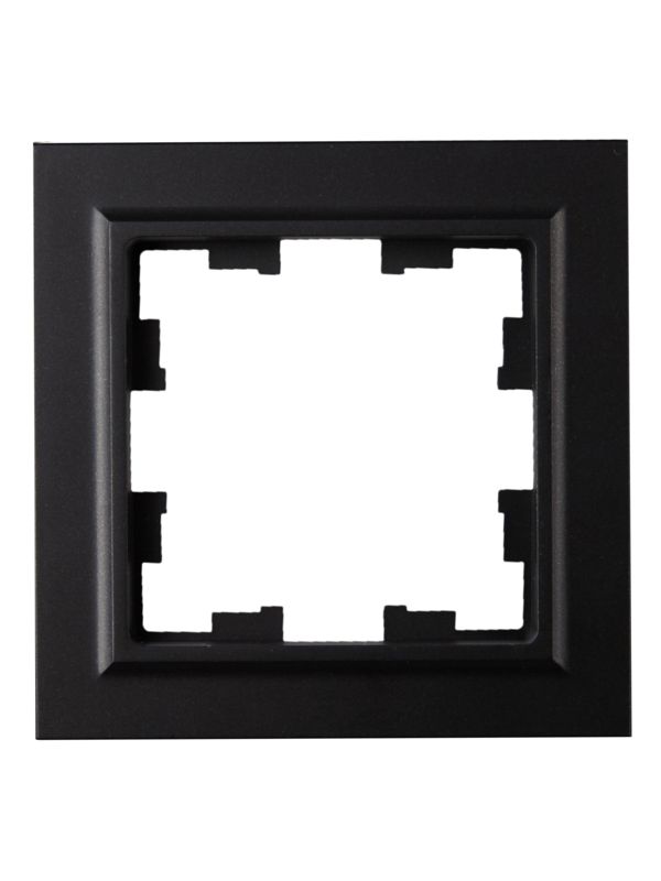 Рамка 1-м IP44 BRITE РУ-1-БрЧ-44 черн. IEK BR-M12-44-K02
