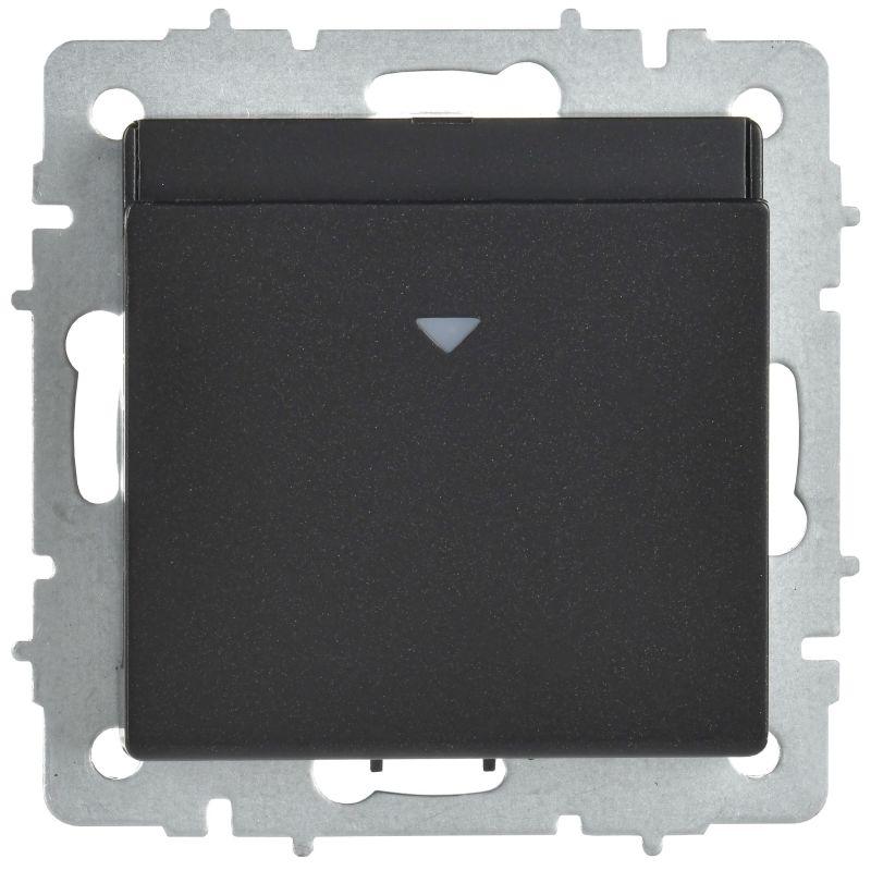 Выключатель карточный BRITE 30А ВС10-1-8-БрЧ механизм черн. IEK BR-V11-0-10-K02