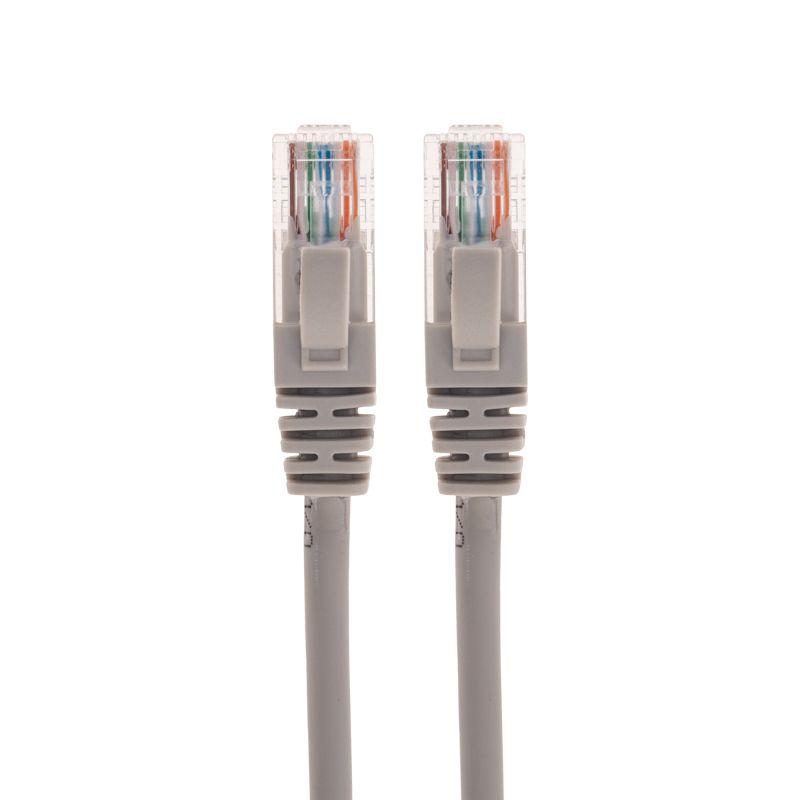 Патч-корд U/UTP CAT 5e RJ45-RJ45 26AWG LSZH сер. 3м Rexant 02-0100-3