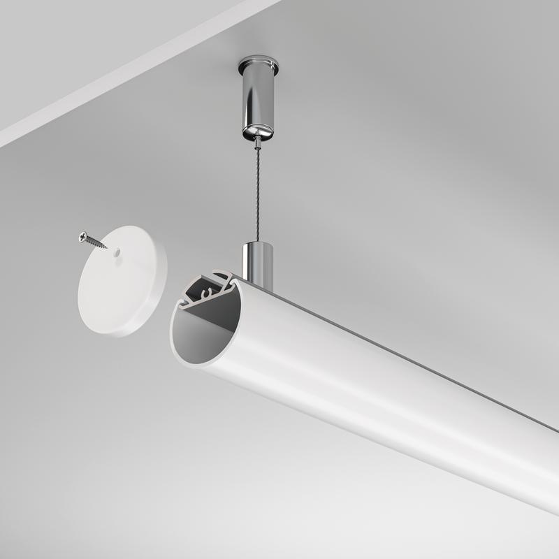 Профиль алюминиевый подвесной D30 Maytoni ALM-D30-S-2M