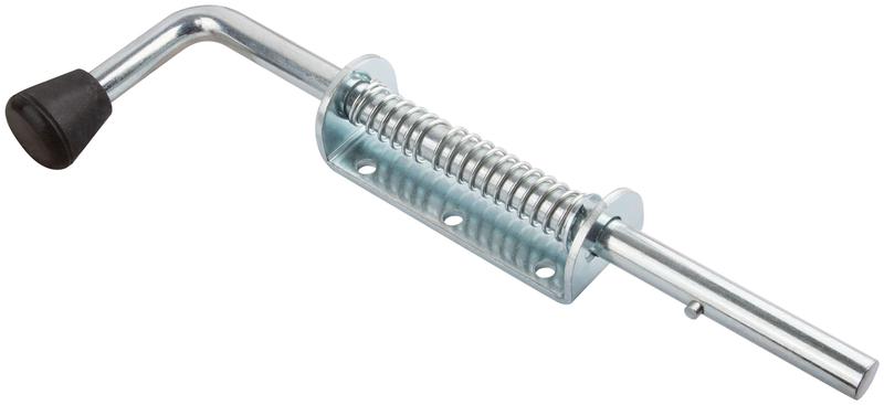 Засов пружинный накладной круглый ригель 300мм 66698