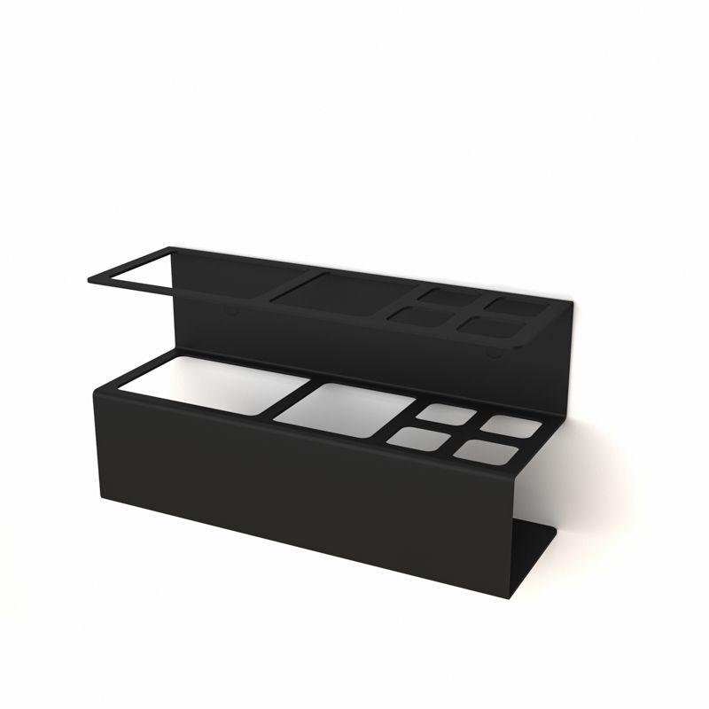 Держатель для хранения зубных щеток и аксессуаров для ванны черн. Rexant 38-0703