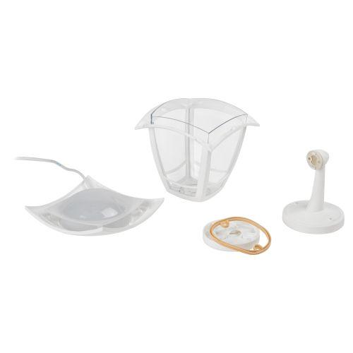 Светильник светодиодный садово-парковый ДБУ 07-8-001 Дели 8Вт 3000К IP44 4 гранный настенный бел. Эра Б0064217