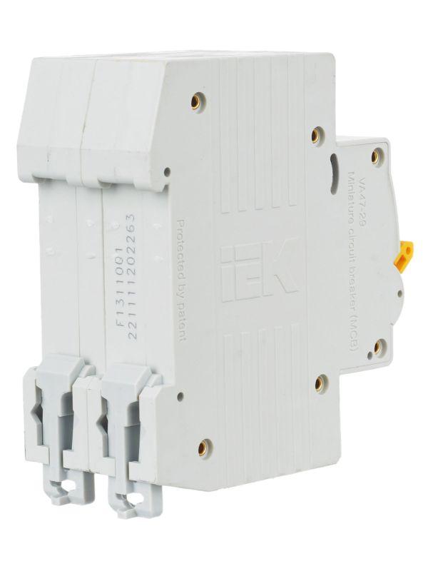Выключатель автоматический модульный 2п C 63А 4.5кА ВА47-29 KARAT IEK MVA20-2-063-C