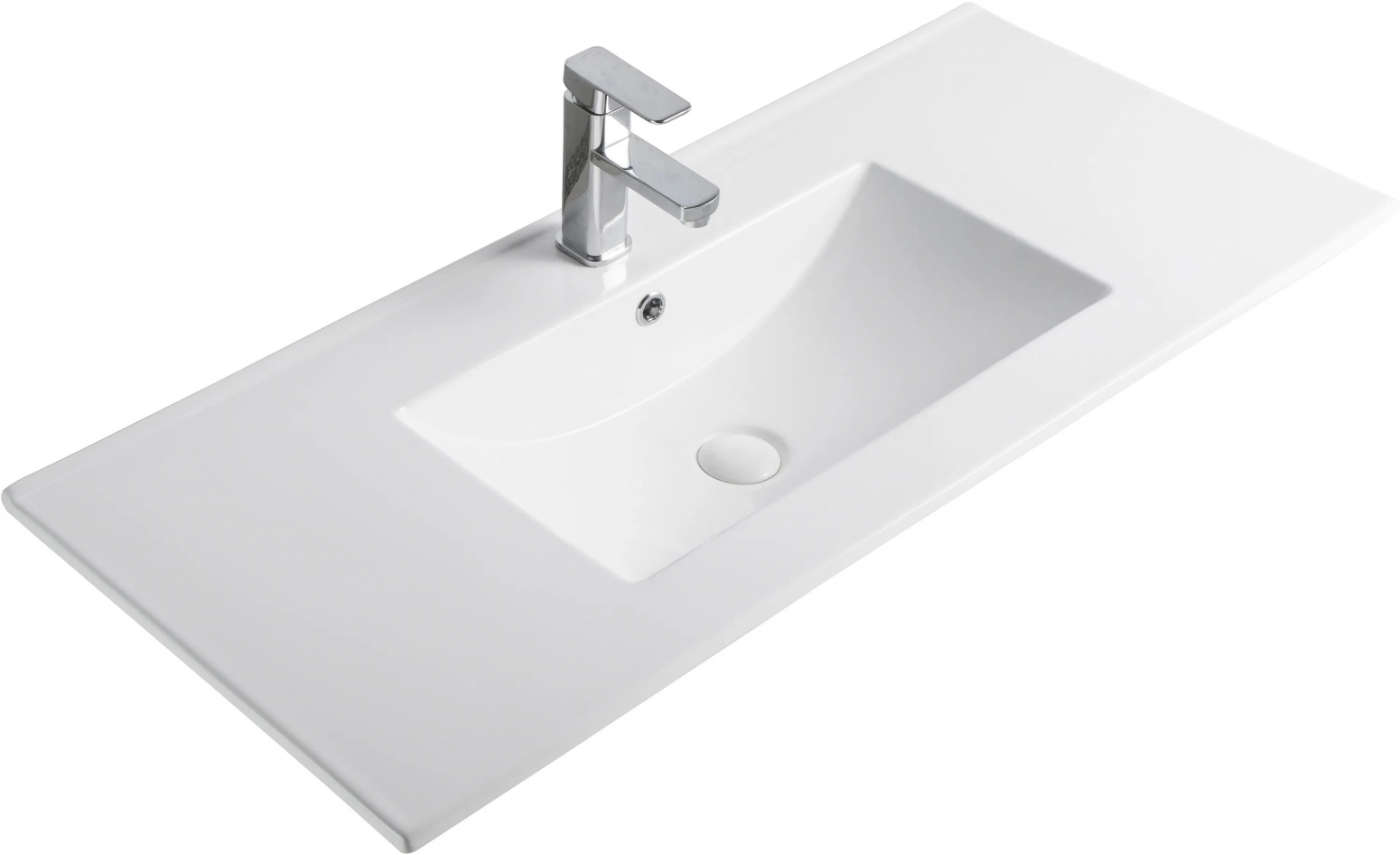 Раковина Gid NYJ803-80 71111 встраиваемая сверху белая 81x40x17