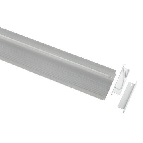 Комплект с врезным анодированным профилем 6814 68х14мм 2м Эра Б0062863