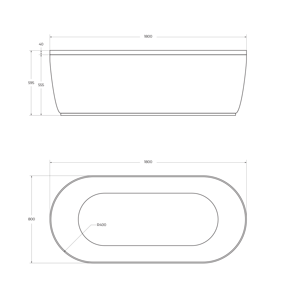 Передняя панель для акриловой ванны CEZARES METAURO-Central-180-SCR-W37