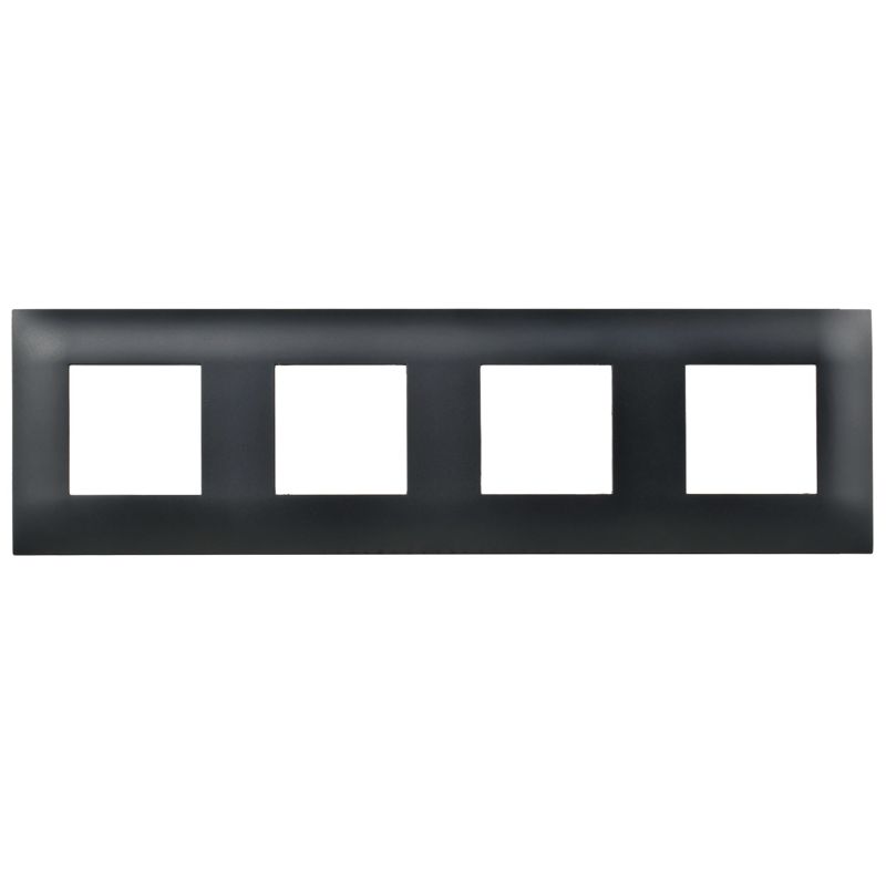 Рамка 4-м SKANDY SK-F04Bl черн. IEK SK-M42-K02