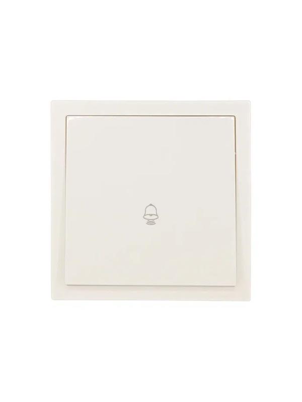 Кнопка звонка СП ZIMA IP20 безвинт. зажим слон. кость LEZARD 704-9088-103QC