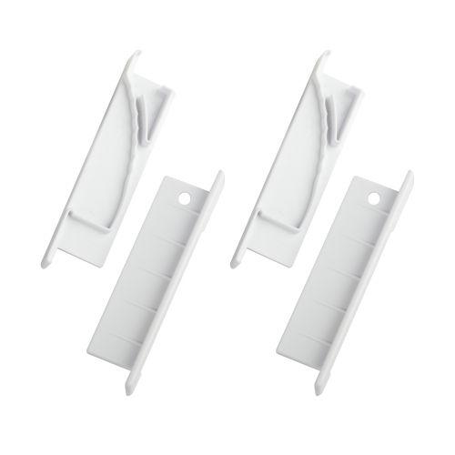 Набор заглушек 6814-3 для профиля 6814 2шт глухие 2шт с отверстием Эра Б0062787