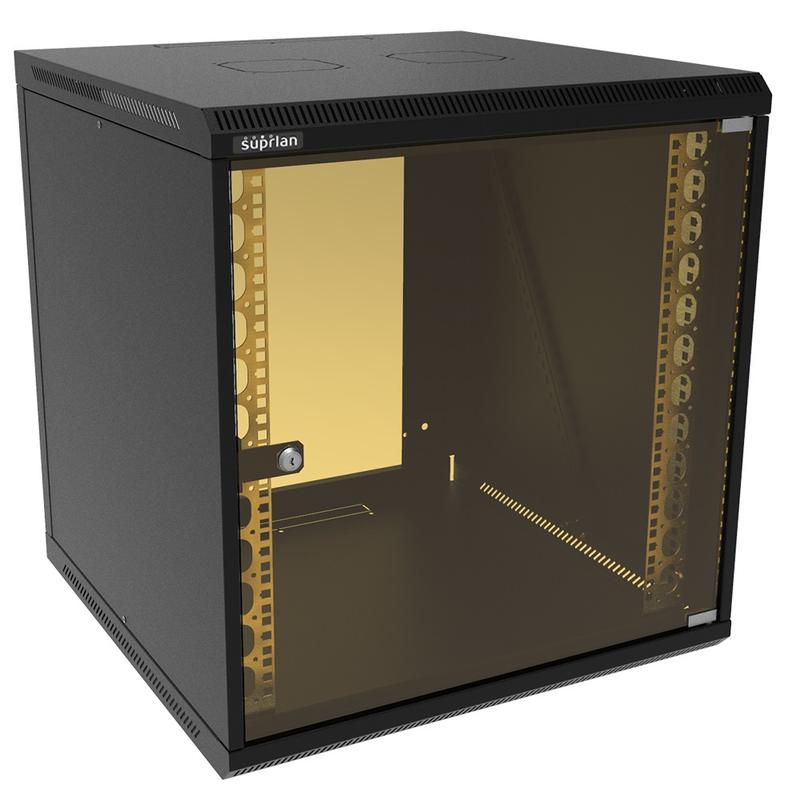 Шкаф телекоммуникационный настенный ТВЛ-12U-600-600-СР-9005 SUPRLAN 05-1206-B