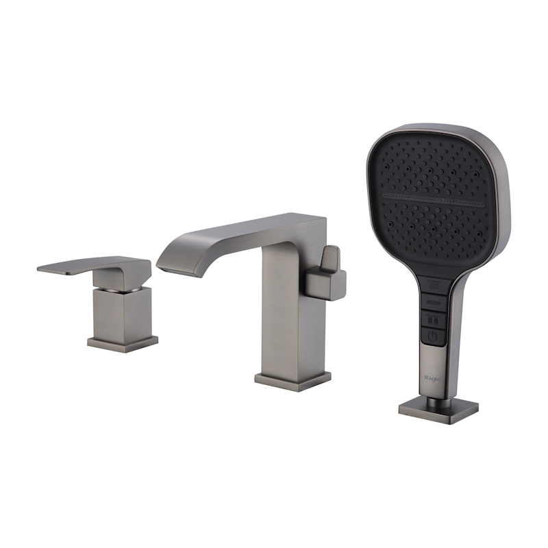 Смеситель на борт ванны Raglo R02.31.09, графит