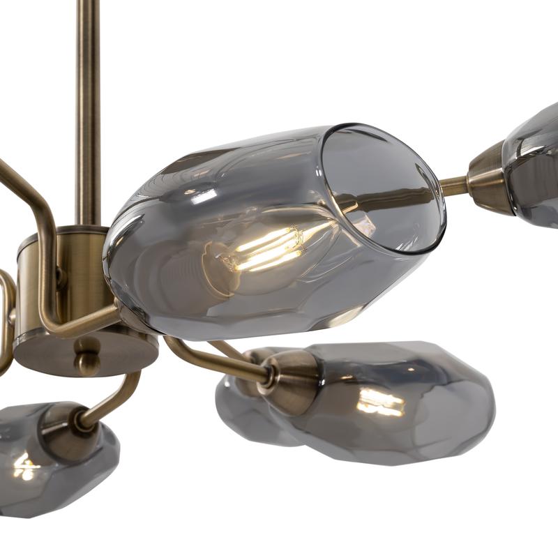 Светильник Ashy 40Вт E14х8 IP20 потолочн. Freya FR5327CL-08BZ