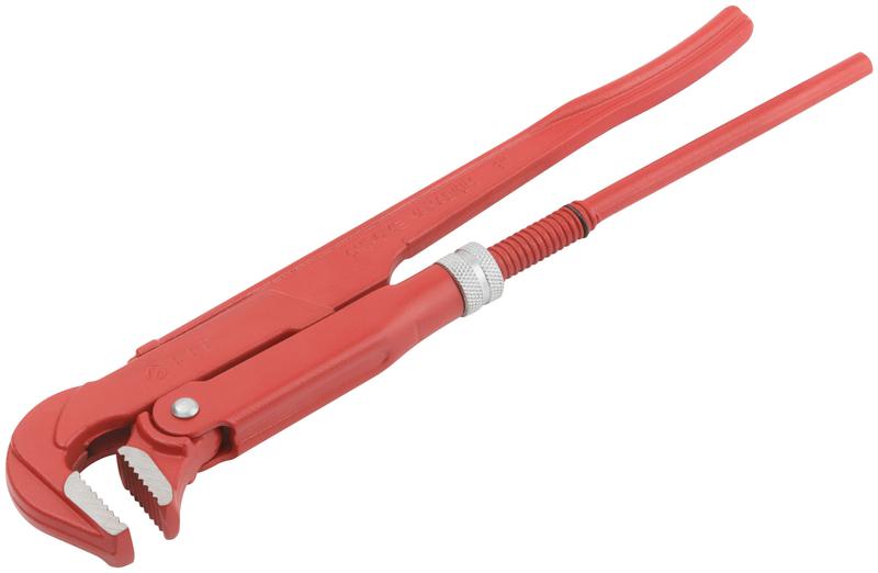 Ключ трубный газовый CrV Профи 90гр (тип L) 1дюйм FIT 70440