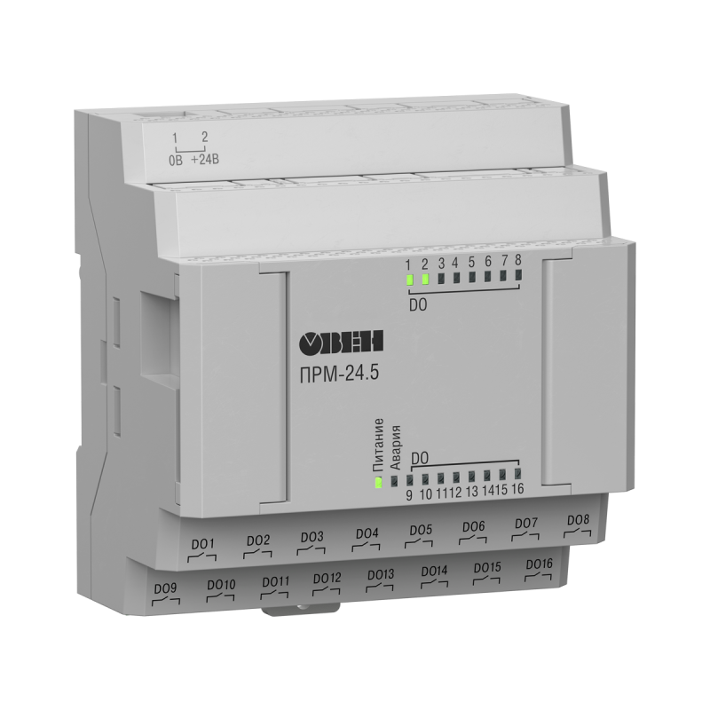 Модуль расширения дискретного ввода/вывода ПРМ-24.6 ОВЕН 141193