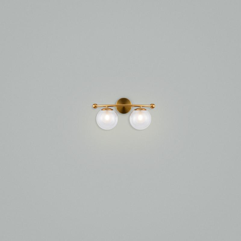 Светильник Lumos 40Вт G9х2 IP20 бра настен. Freya FR5262WL-02BS