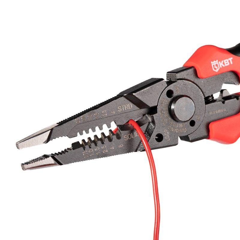 Длинногубцы-мультитул ПРОФИ 205мм КВТ 101596