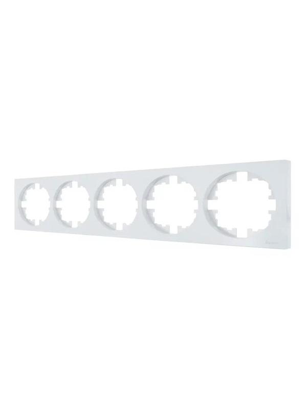 Рамка 5-м OSEN горизонт. квадрат бел. LEZARD 743-0200-150