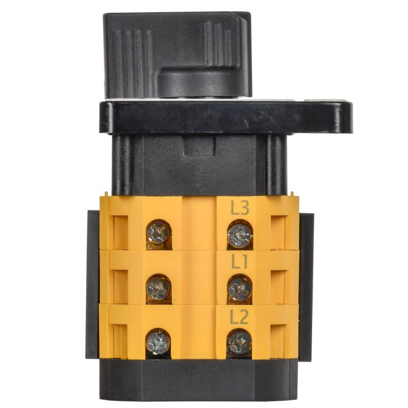 Переключатель кулачковый 10А (сх. 98) стандартная черн. рукоятка MASTER IEK MI-CS10-010-098-K02