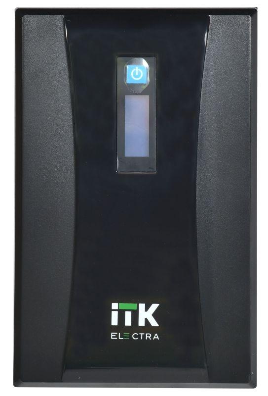 Источник бесперебойного питания ELECTRA ET 2кВ.А/1.2кВт с АКБ 2х9А.ч USB ITK EET-2000VA-1-002
